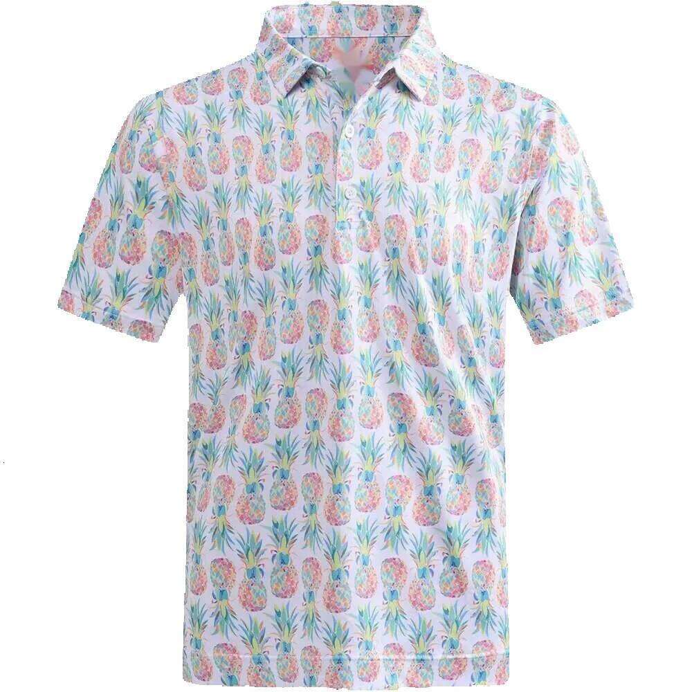 Men's Polos Men's Tees Polos Dry Performance Shirt Regular Fit Fashion Print Sleeve Casual tops summer clothes Short sleeve Men's Cloth