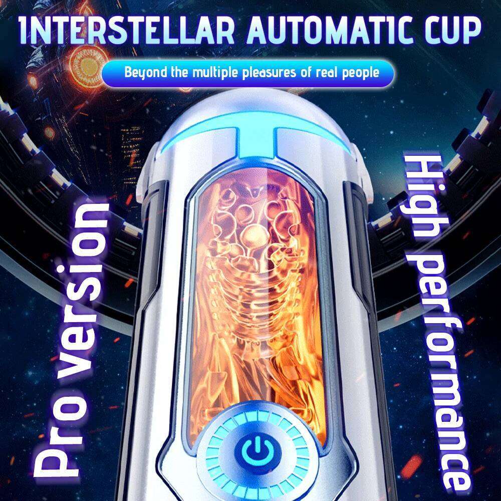 Automatic Male Masturbator Penetration Insert Powerful Suction Mount Penis Trainer Vibrator Pocket Pussy Adult Sex Toys for Men Z260311