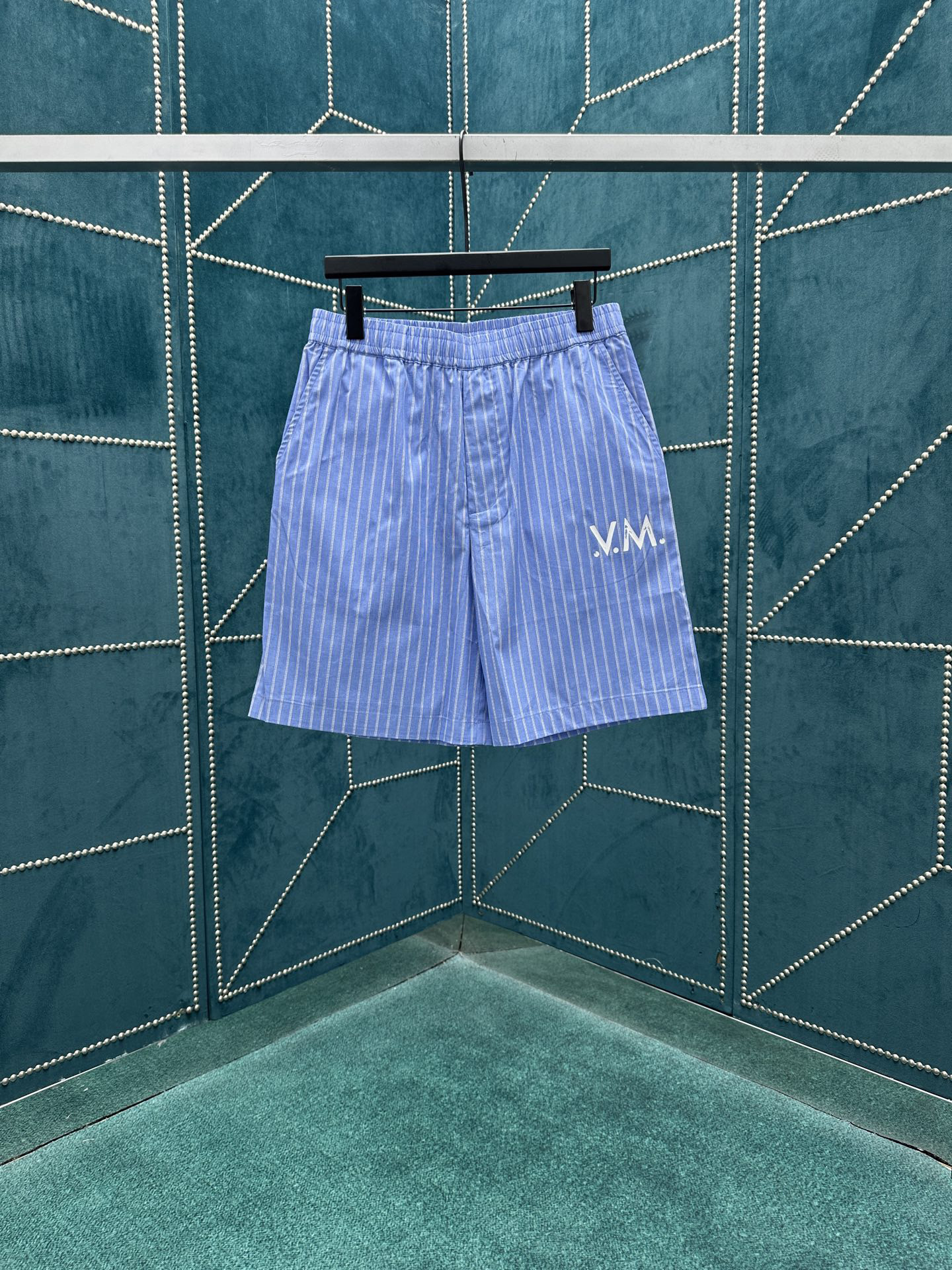Men's Plus Size Shorts with cotton printing and embroidery,Triangle iron 100% replica of European sizeCotton shorts 343y