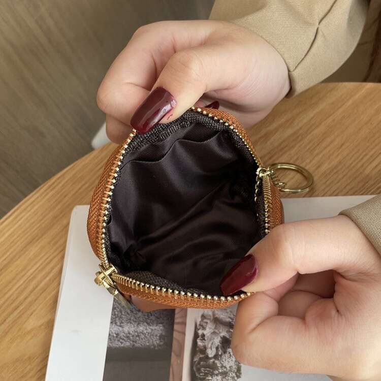 Luxury fashion wallet New Fashion Trendy Women S Zipper Purse Compact Bag Exquisite Coin Holder Solid Color Small Wallet