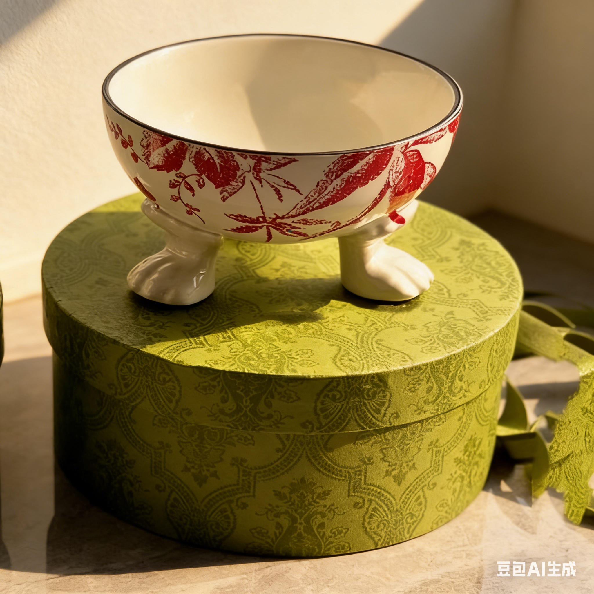 2025 new Designer Dog Mat set, Pet Bowl With Classic Letters Heavy Duty Non Slip Ceramic Cat Dish Dogs Bowls for Food and Water 42oz J15