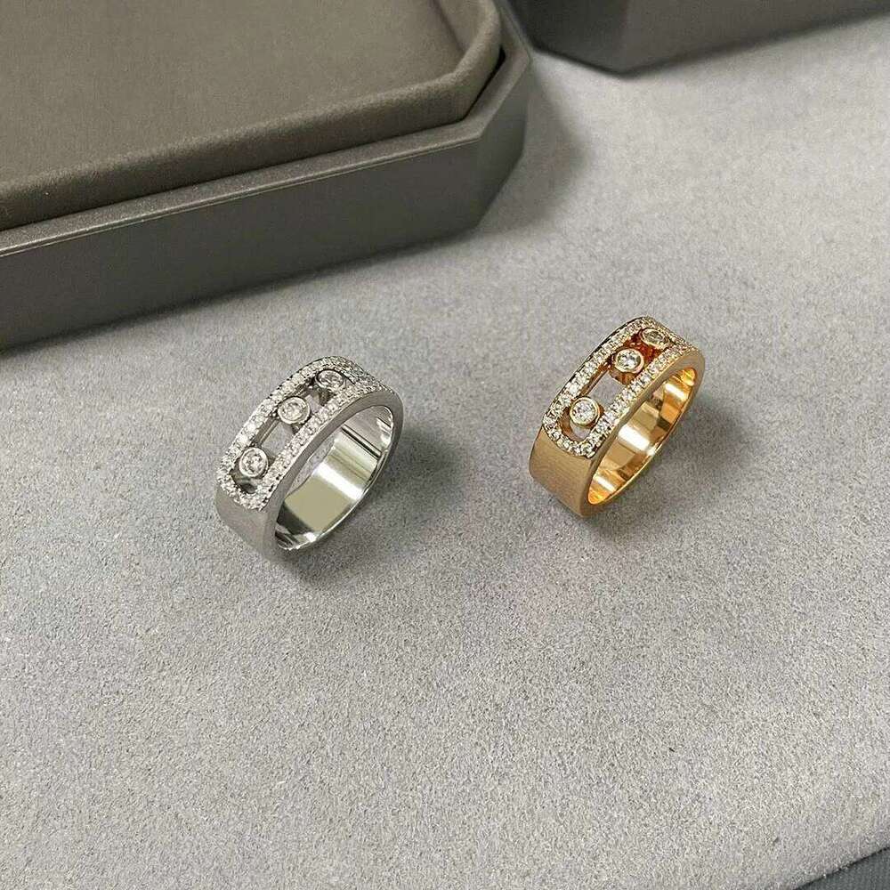 Classic 925 Sterling Silver Zircon Inlaid Activity Couple Ring, A Luxurious Gift. H260312