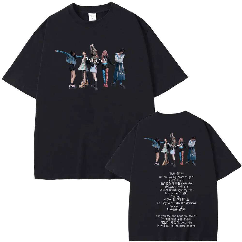 MEOVV-DROP TOP T Shirt Funko Aesthetic High Quality Tee-shirt Graphic Printing Casual Retro Tshirt Ropa Mujer O-neck Clothing Z260312