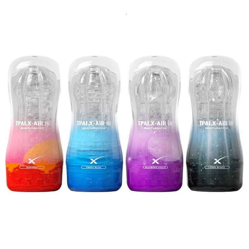 Male Masturbator Cup Transparent Vagina Goods Endurance Exercise Vacuum Pocket Sex Toy for Men Adult Suppli Pussy Z260312