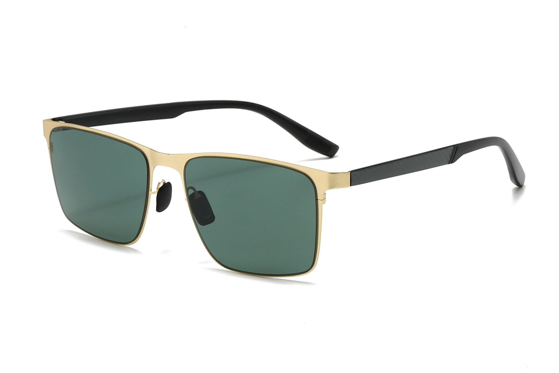 2026 New Style Square Frame Nylon Polarized Outdoor Driving Simple Sun Protection Sunglasses for Men,