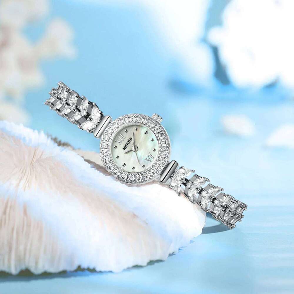 NIBOSI Fashion Dress Watch Ladies Quartz Diamond Luxury Women Top Brand Wristwatch Crystal Jewelry Watches Reloj Female
