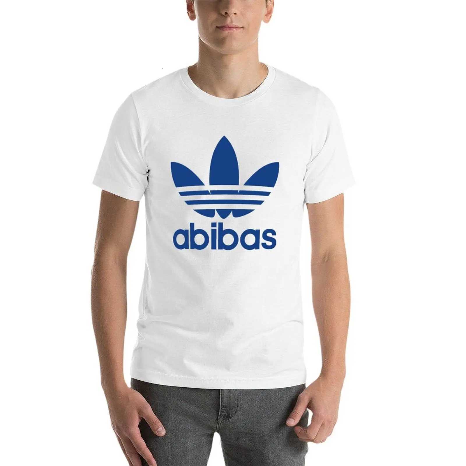 Funny abibas Collection Dark Blue T-Shirt t shirt man luxury t shirt men 100 cotton luxury brand T-ShirtT260312