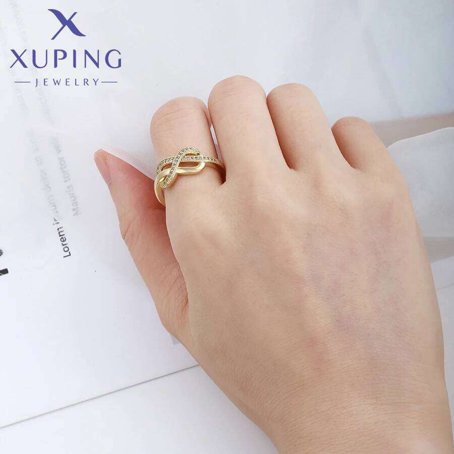 Xuping Jewelry Fashion Trend Finger Ring Simple New Arrival Women Couple Party Gift X000714506 H260312