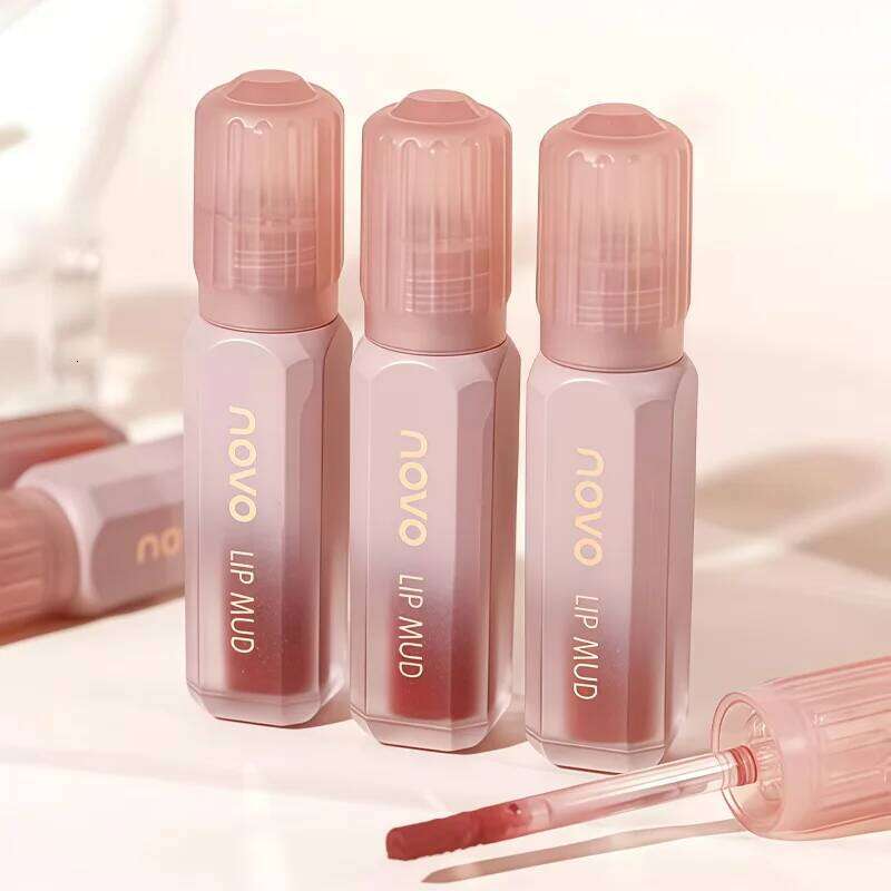 Matte Silky Velvet Lipstick, Creamy Texture, Long Lasting High Impact Color, Waterproof, Non-Stick Cup, Lip & Cheek Dual-Use, W260311