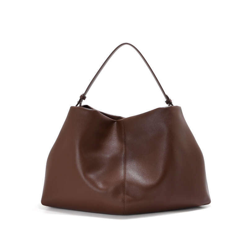 Luxury Bags Totes Large Capacity Tote For Women Lazy Relaxed Feel Cowhide Commuter Genuine Underarm Bag Autumn And Winter Soft Leather Single Crossbod