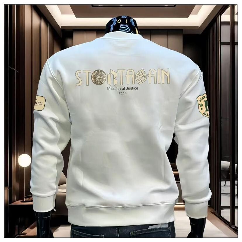 Autumn Winter Designer Hoodie New Fleece Fshion Trendy Brnd Swetshirt Men's Csul Trendy Printed Verstile Long Sleeve Slim Fit Crew Neck Top