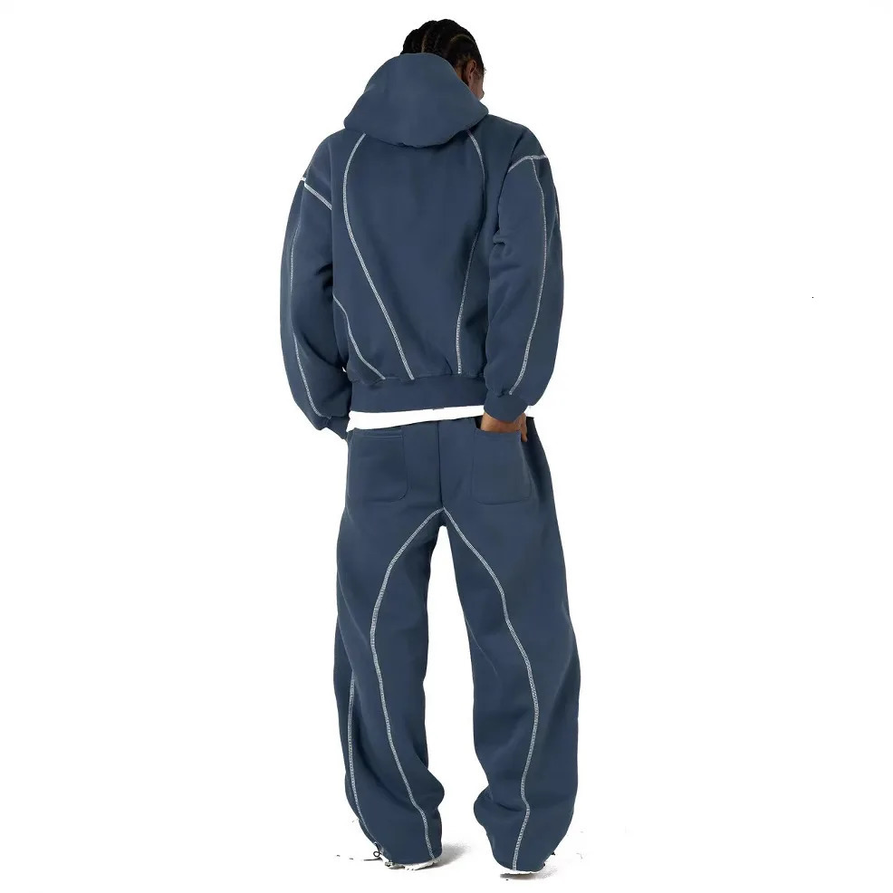 Y2K Letter Print Tracksuit Men Women Eura-American Fashion Streetwear Casual Sportswear 2 Piece Set 260311