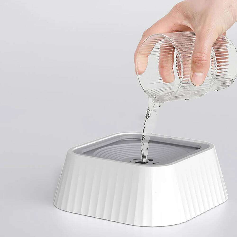 1PC Pet Floating Dog And Cat Neck Protection Non-Slip Floatation Water Tray Pets Drinking Bowl 26Y0312