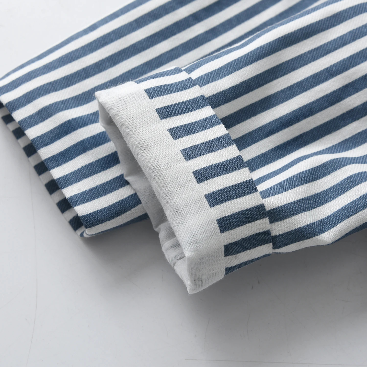 Striped Fashion Turn Down Collar Blue Blazer Children Boys Long Sleeves Baby Top Pinstripe Clothes For Childen Holiday 260311