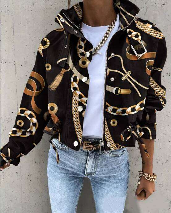 Designer Fashion 2026 Woman Jacket Clothing Streetwear Autumn &Winter Elegant Slim Round Neck Solid Pocket Button Design Long Sleeve Workwear Coats