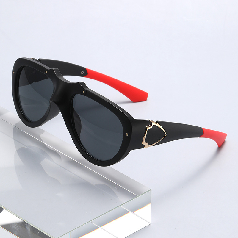 New Fashion Personality Large Frame Unisex Street Style Sunglasses UV Protection Glasses
