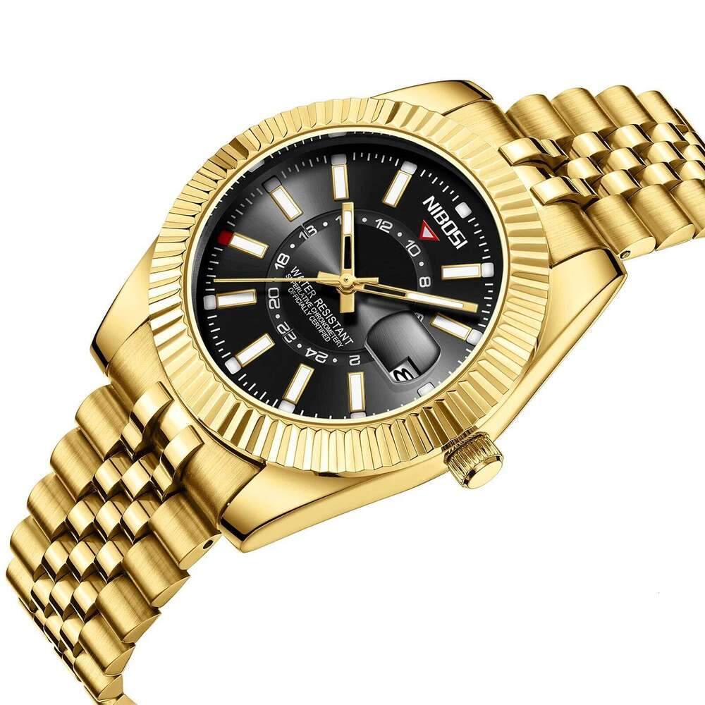 NIBOSI Quartz Wristwatch Top Brand Luxury Fashion Dive Watch Men 30ATM Waterproof Date Clock Sport Watches Man Relogio Masculino