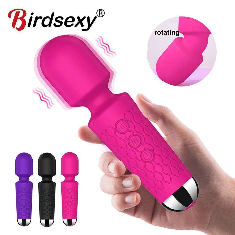 20 Speeds Powerful AV Vibrator for Women Nipple G spot Clitoris Stimulator Magic-Wand Dildo Female Masturbation Adult Sex Toys Z260312