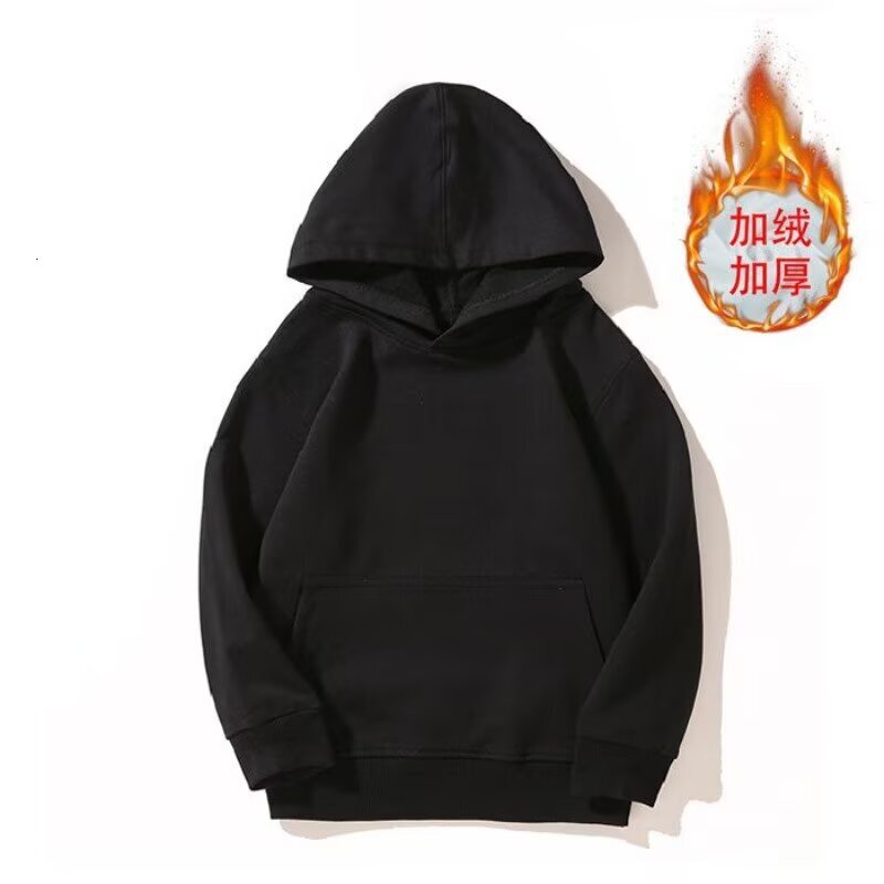 Trendy Hooded Fleece Sweatshirt Autumn/winter New Model Slimming And Warm Hoodie For Men Designer Hoodie And Women Trade Loose Casual Top