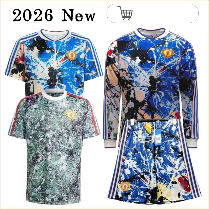 25 26 Stone Roses Man ChesteE UnIteD'Special Soccer Jersey AMAD GARNACHO DE LIGT HOJLUND MAINOO MOUNT football shirt Stone MARTINEZ CASEMIRO RASHFORD B. FERNANDES