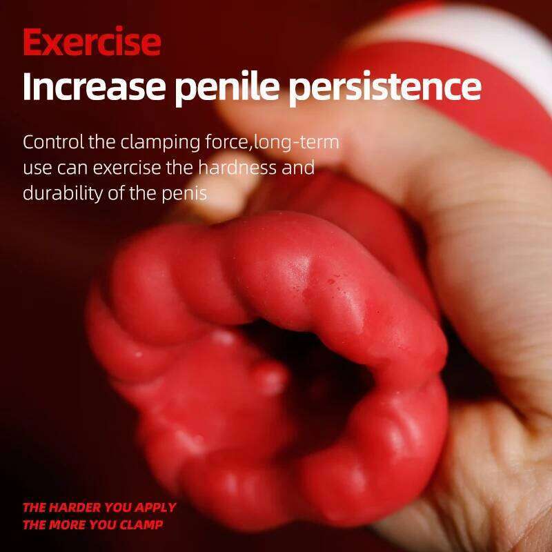 Deep Throat Sucking Male Penis Training Cup Masturbators for men Strong Squeeze Vibration Sex Toys Glans Stimulation Exercise Z260312