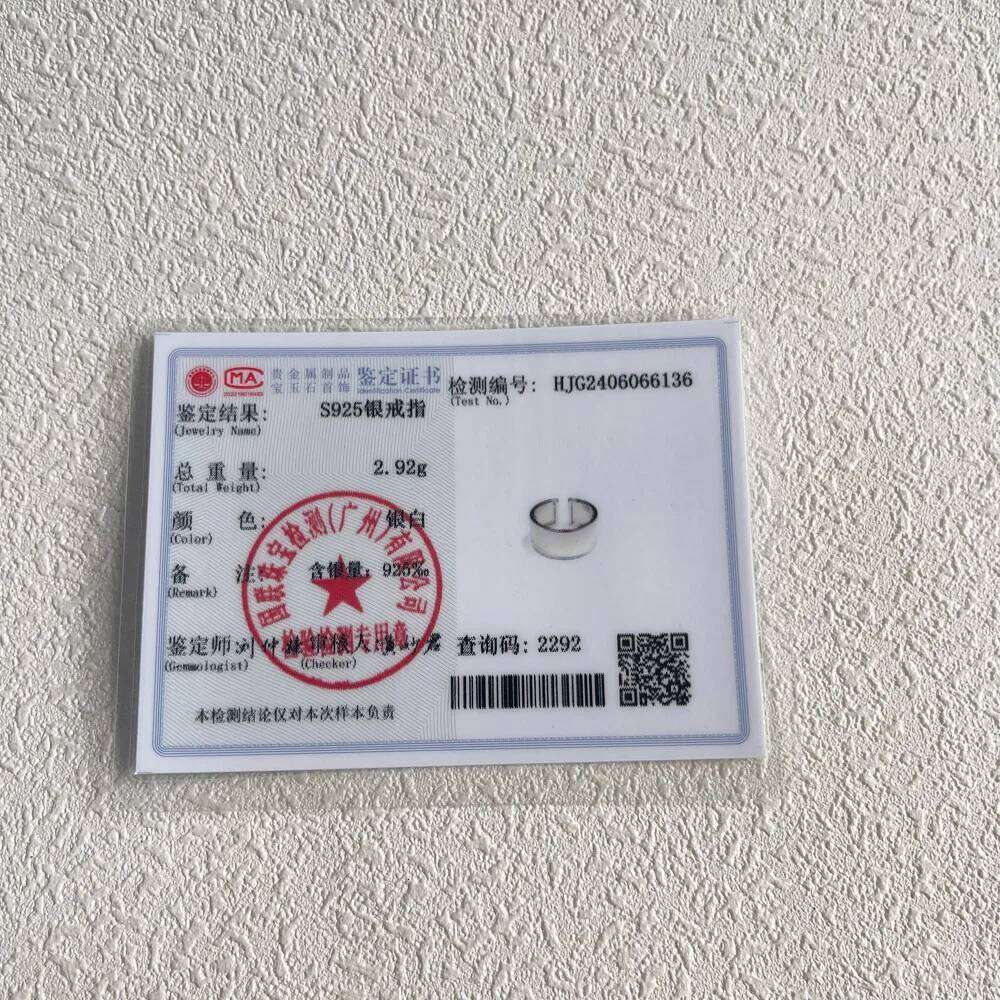 925 Sterling Silver Chic style Open Ring For Big Smooth Wide Face Rings for Women Punk Style Bijoux Femme H260312