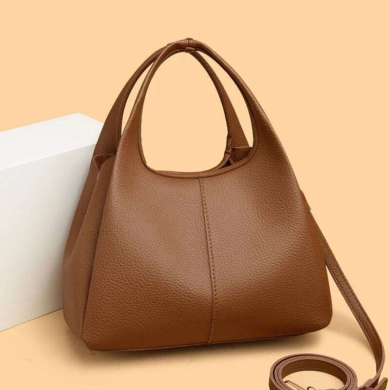 Luxury Casual Tote Bag High Quality Leather Ladies Handbag Shoulder Crossbody For Women Large Vintage Bags Sac A Main TIANOUDAISHU
