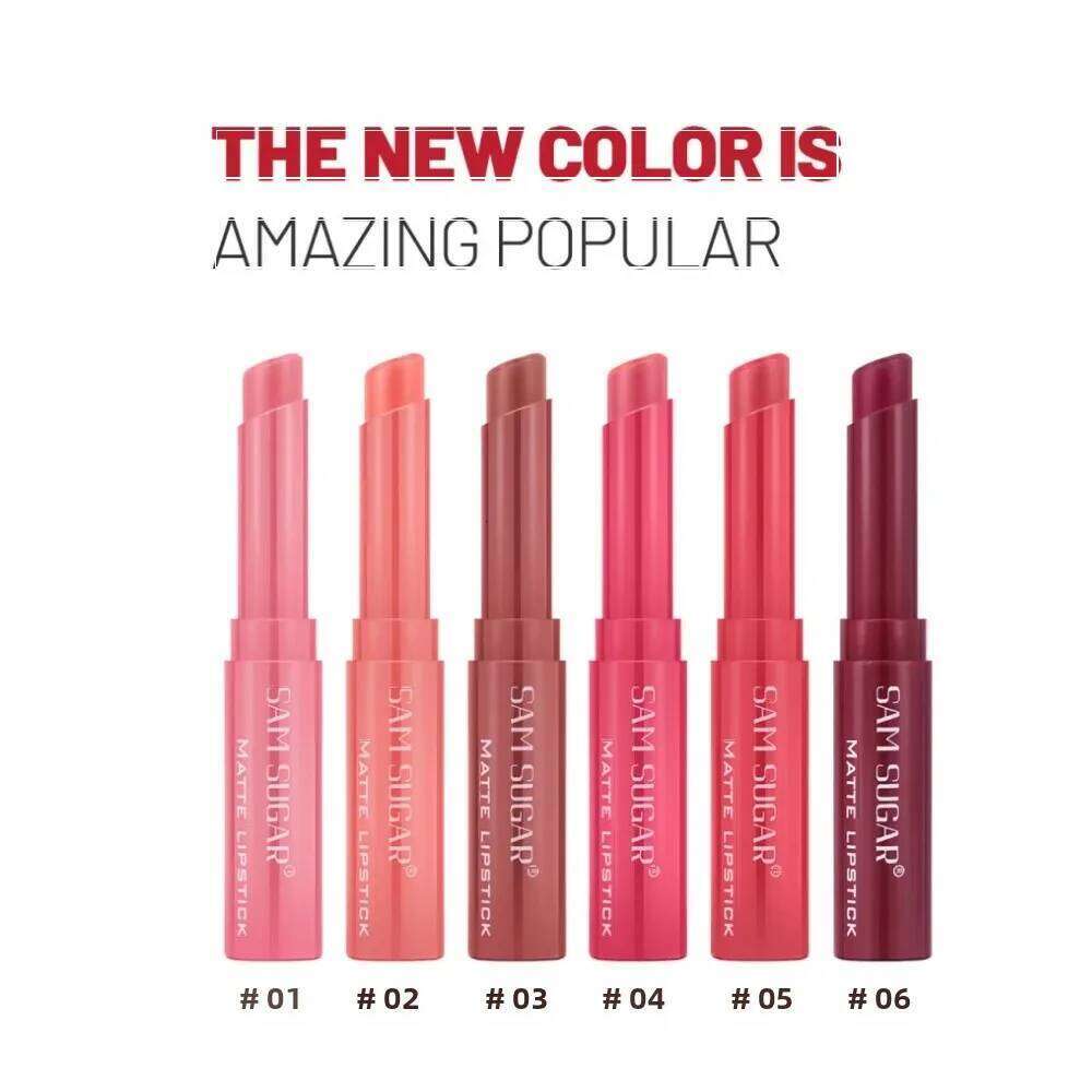 Velvet Matte Lipstick 6 Colors Set Long Wear Waterproof Lip Balm Makeup Kit Highly Pigmented Smooth Finish W260311