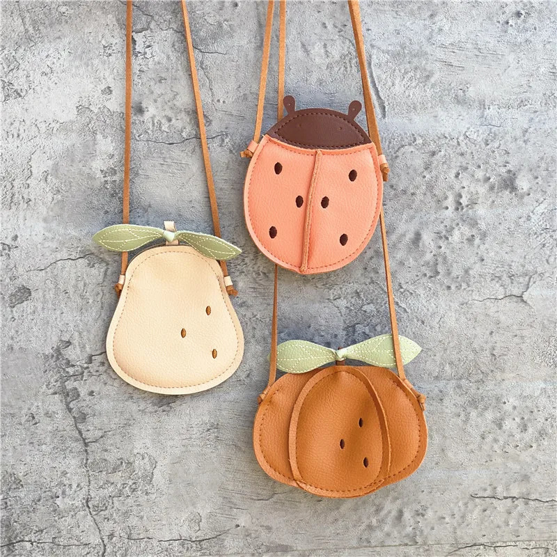 Childrens Crossbody Bags Harajuku Cartoon Animal Fruit Kawaii Sweet Coin Purses Mini Cute Fashionable Versatile 260311