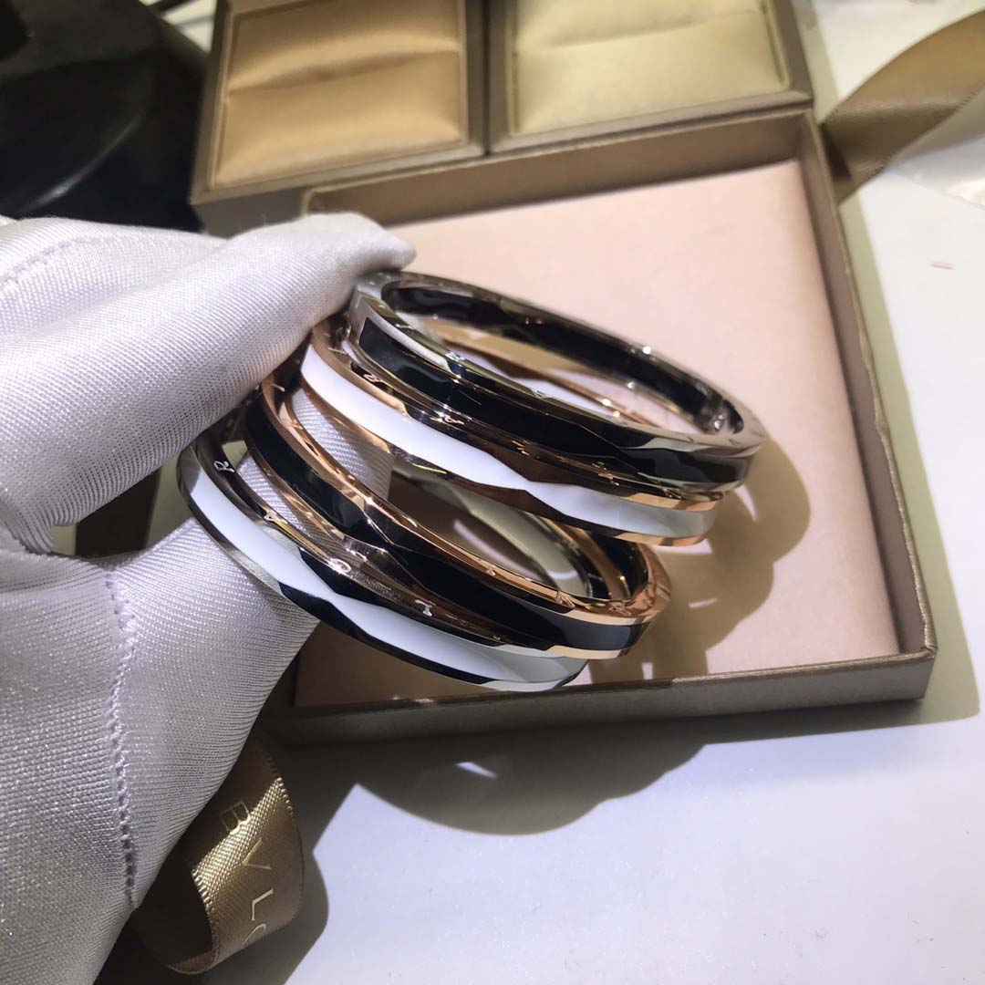 New Designer Fashion Bracelet for Women Original Jewelry Gold Titanium Steel Bracelet Zircon Couple Bracelet Light Luxury Bracelet with box