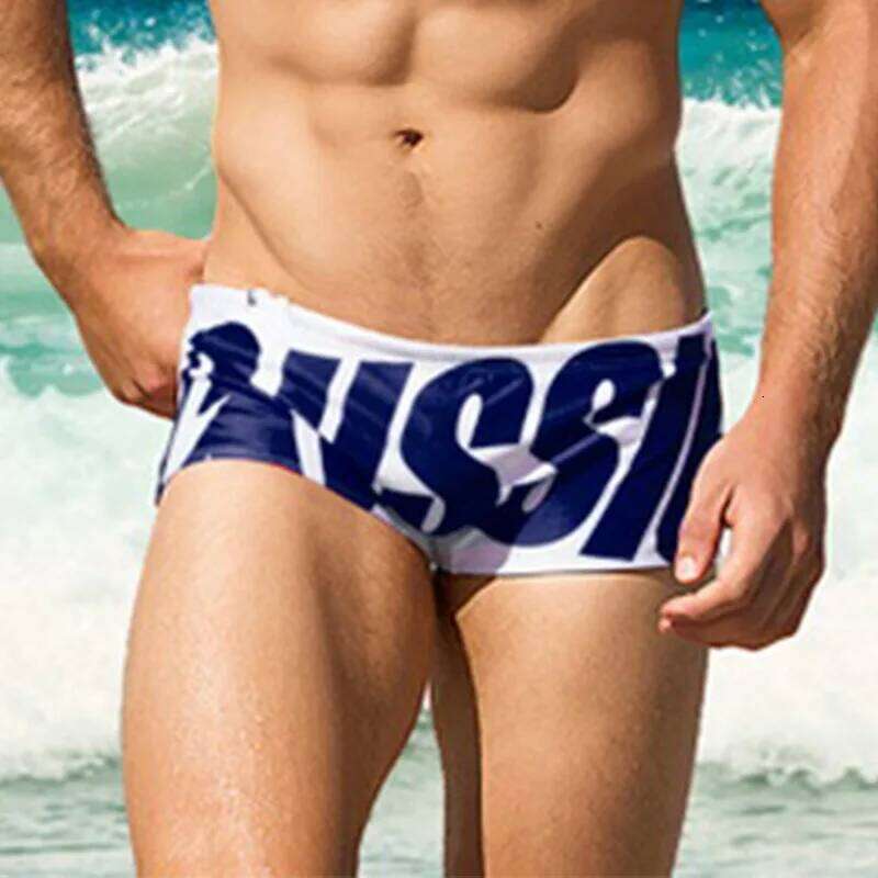 2025 Fashion Alphabet Swimming Shorts Men's boxer Swimsuit D201 Z260312