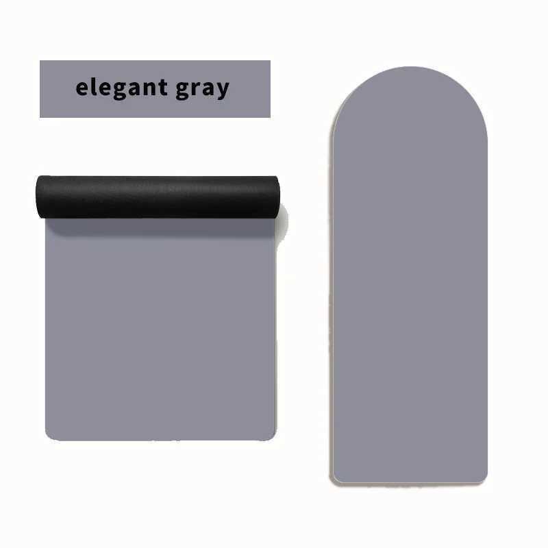 Curve Arch Oval Capsule Yoga Mat Coconut Fiber PU Rubber Yoga Mat Custom Printed Anti Slip Yoga Mat Eco Friendly M260312