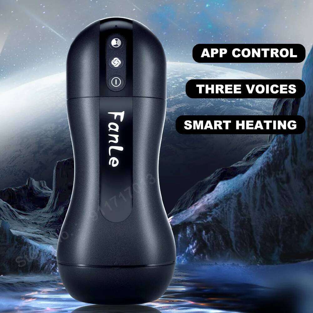Bluetooth APP Remote Control Automatic Sucking Heated Male Masturbration Cup Blowjob Sex Machine Masturbator Toy Adult for Men Z260311