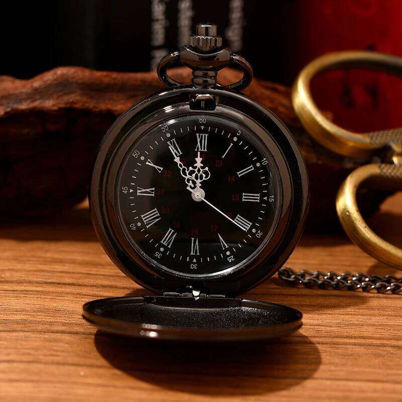 DAD Design Birthday Gift Quartz Watch For Men Vintage Pendant Fob Chain Pocket Clock