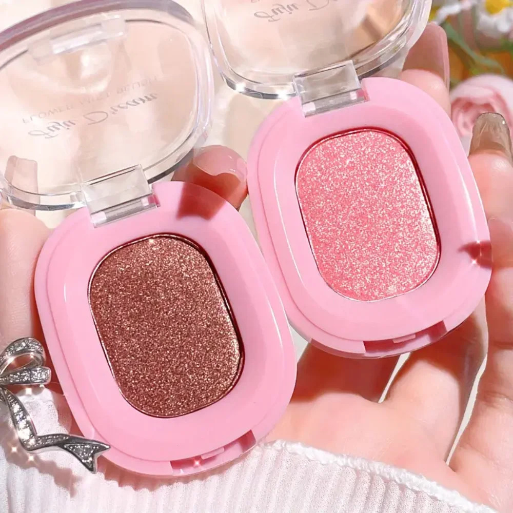 Monochrome Matte Blush PowderNatural Nude Cheek RougeBrightening Long-Lasting WaterproofEasy ApplySafe Xmas Halloween Makeup 260305