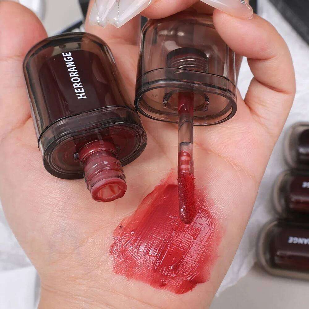 Crystal Glossy Glaze Long Last Moisturizing Non-stick Cup Mirror Liquid Lipstick Waterproof Lip Tint Korean Makeup for Women W260311