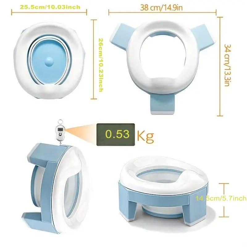 3 in 1 Baby Toilet Seat Children Foldable Travel Potty With Bags Training Suitable for boys and girls 260311