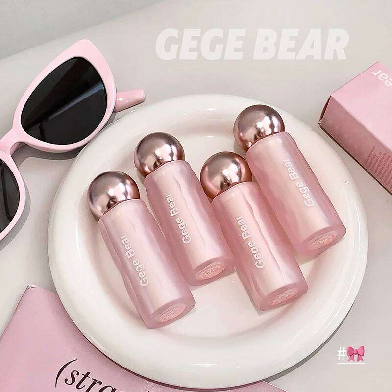 Gege Bear Mud, Soft, High Pigment for Long-lasting Wear, and Brightening Velvet Matte Finish Lip Color W260311