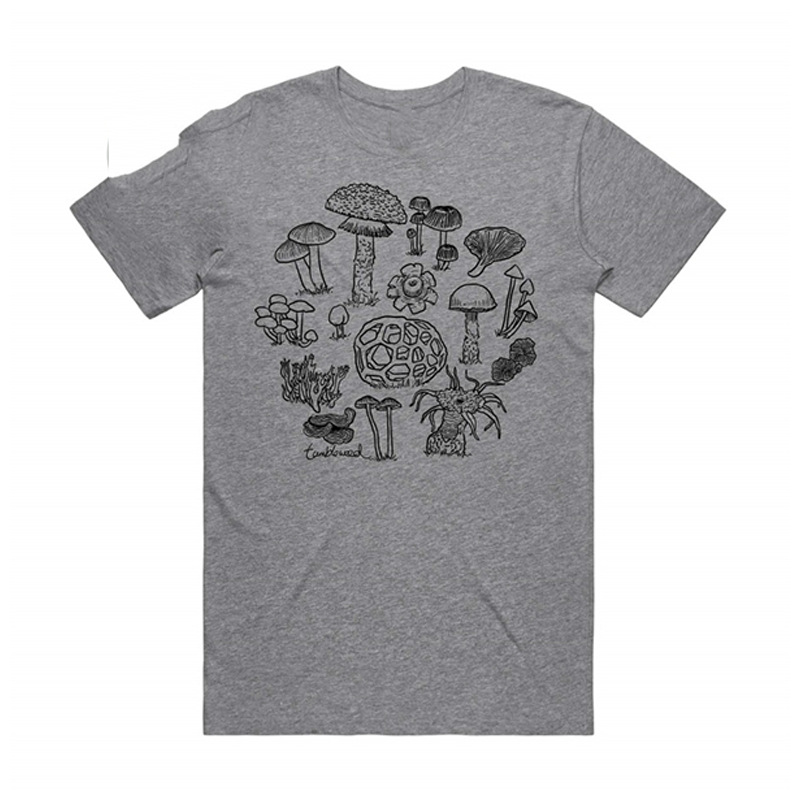 Vintage Outdoor Wild Nature Plant Graphic DTG T-Shirt American Style Crew Neck Casual Short Sleeve Tee For Men Women
