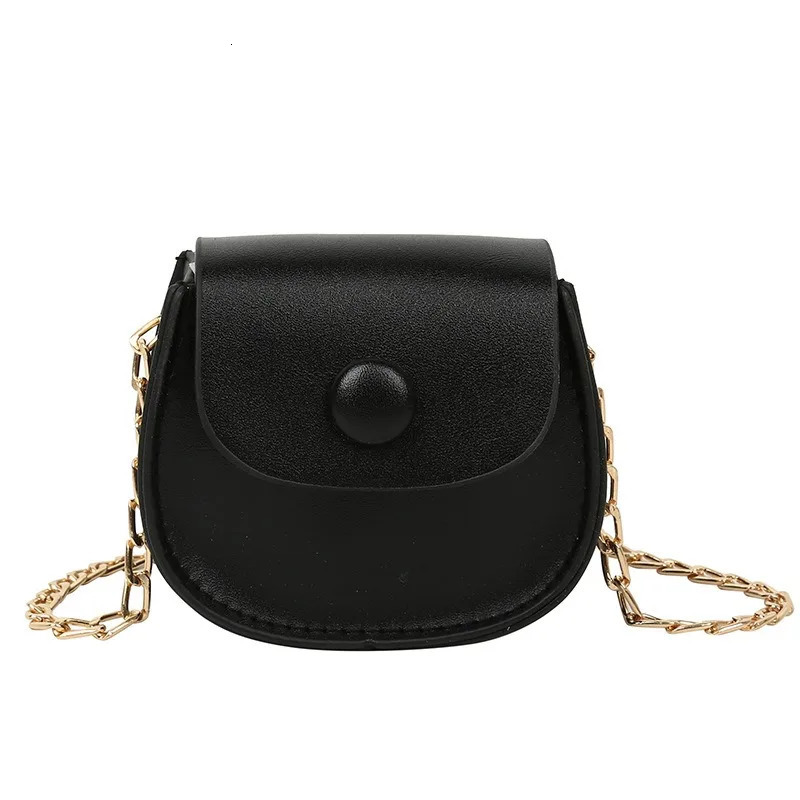 mini fashion Korean childrens shoulder bag trend Joker girl chain small round change messenger 260311