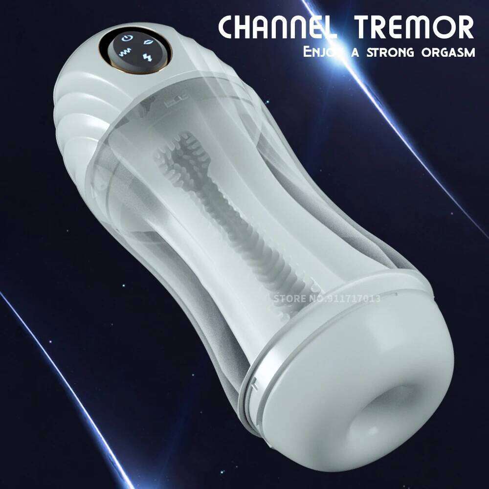 Male Masturbation Cup Automatic Sucking Real Oral Vagina Suction Vibrator Masturbator Sex Toys For Men Blowjob Vibrating Machine Z260312