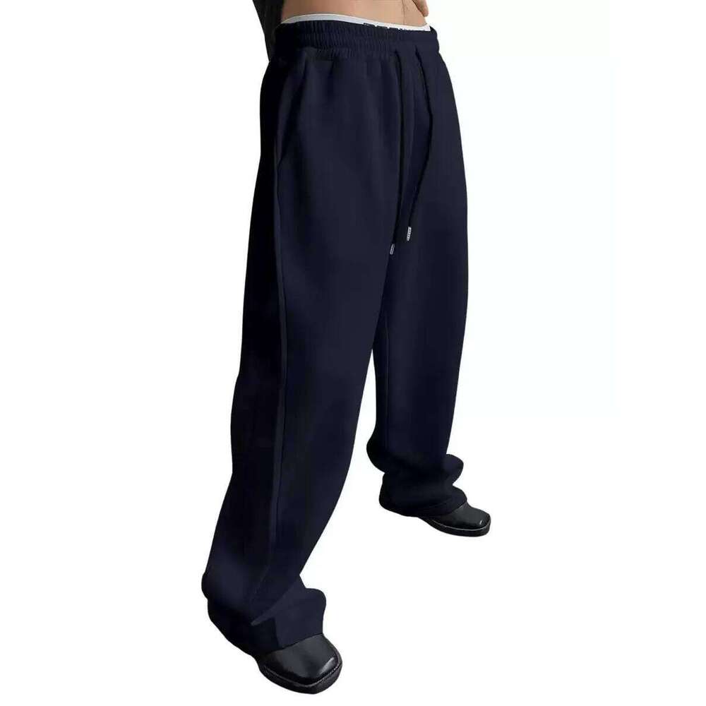 New Y2K Style Baggy Joggers for Men Hip Hop Cargo Oversized Street Fashion Trousers Casual Loose Fit Pants