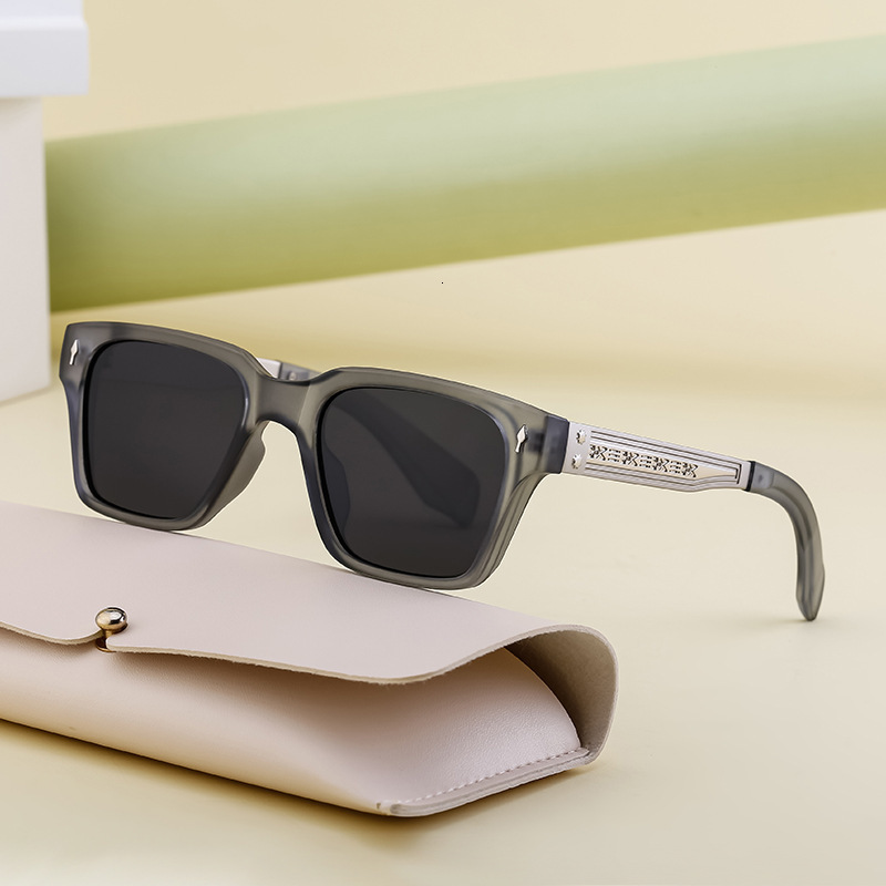Polarized Driving for Men Fashion Square Frame Outdoor UV Protection Sunglasses Wholesale Shades