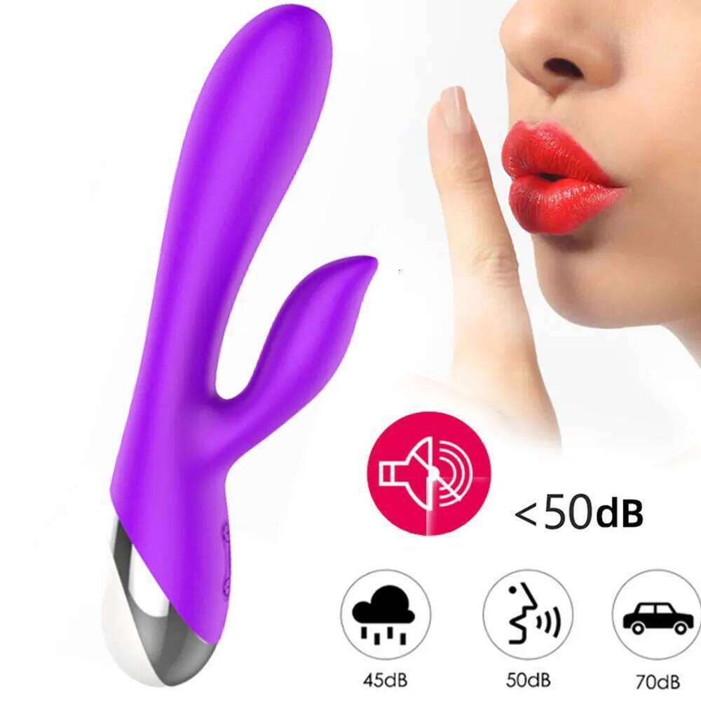 10 Speed G Spot USB Rechargeable Powerful Dildo Rabbit Vibrator for Women Clitoris stimulation Massage Adult sex toys Z260311
