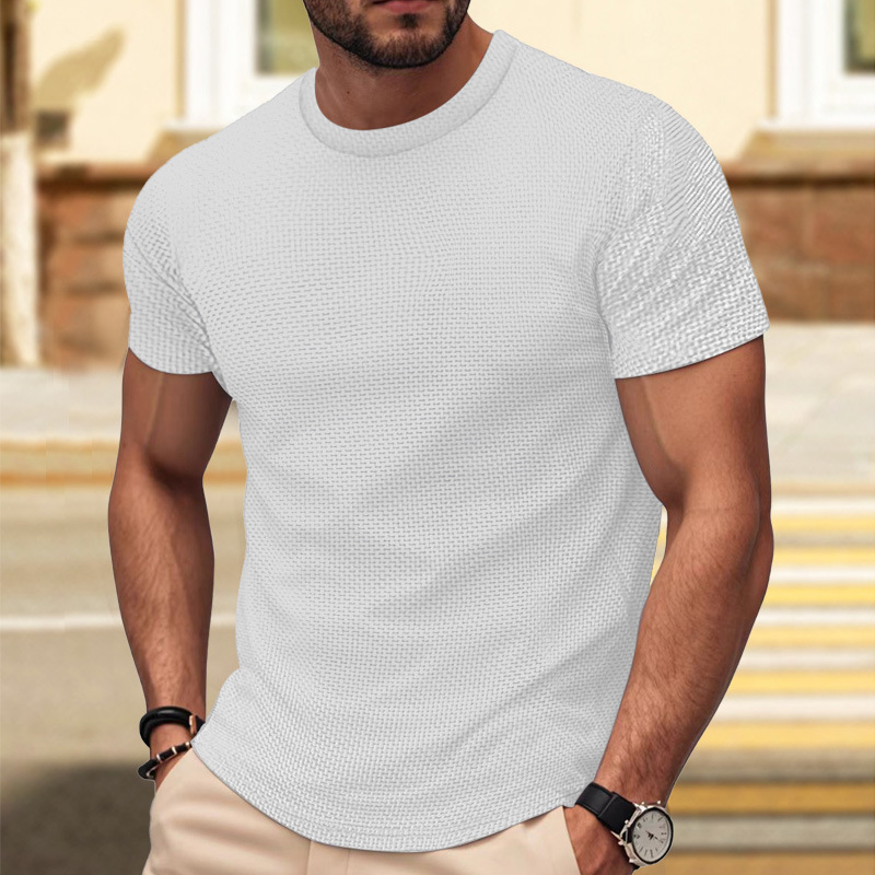 Men's T-Shirts Short Sleeve T-Shirts Crew Neck Casual Shirt Summer Basic Lightweight Fashion Active T Shirts Sports Running Shirt