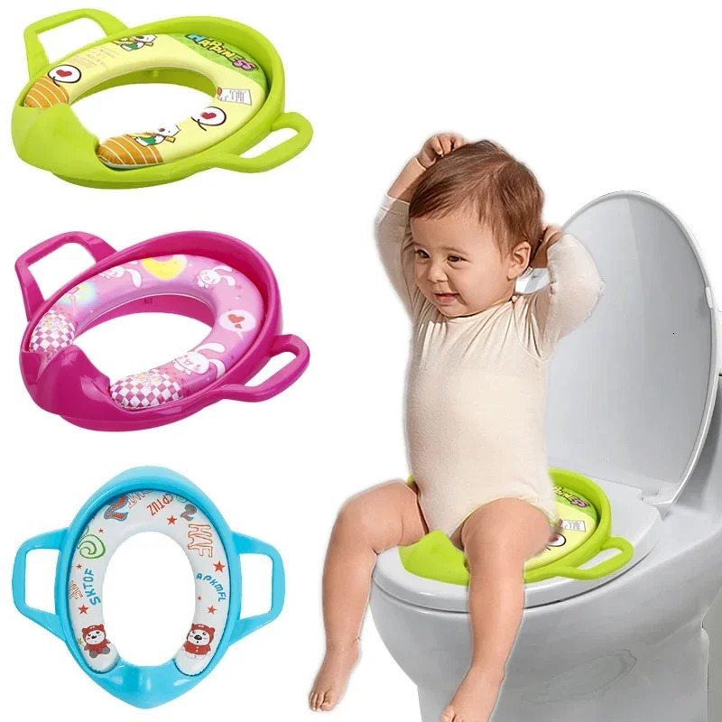 Childrens Toilet Seat Cartoon Soft Baby Portable Training Chair Children Urinal Cushion Mat 260311