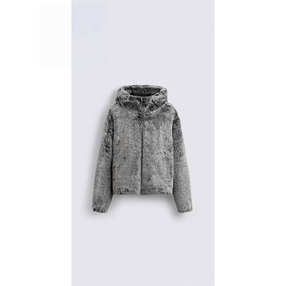 Men's Fashion Luxury Faux Overcoat Winter Warm Hooded Windproof Fur Jacket Thick Thermal Parkas Outerwear For Male Z260313