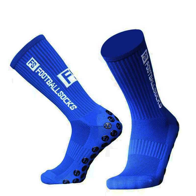 New Style FS Football Socks Round Silicone Suction Cup Grip Anti Slip Soccer Socks Sports Men Women Baseball Rugby Socks D260313