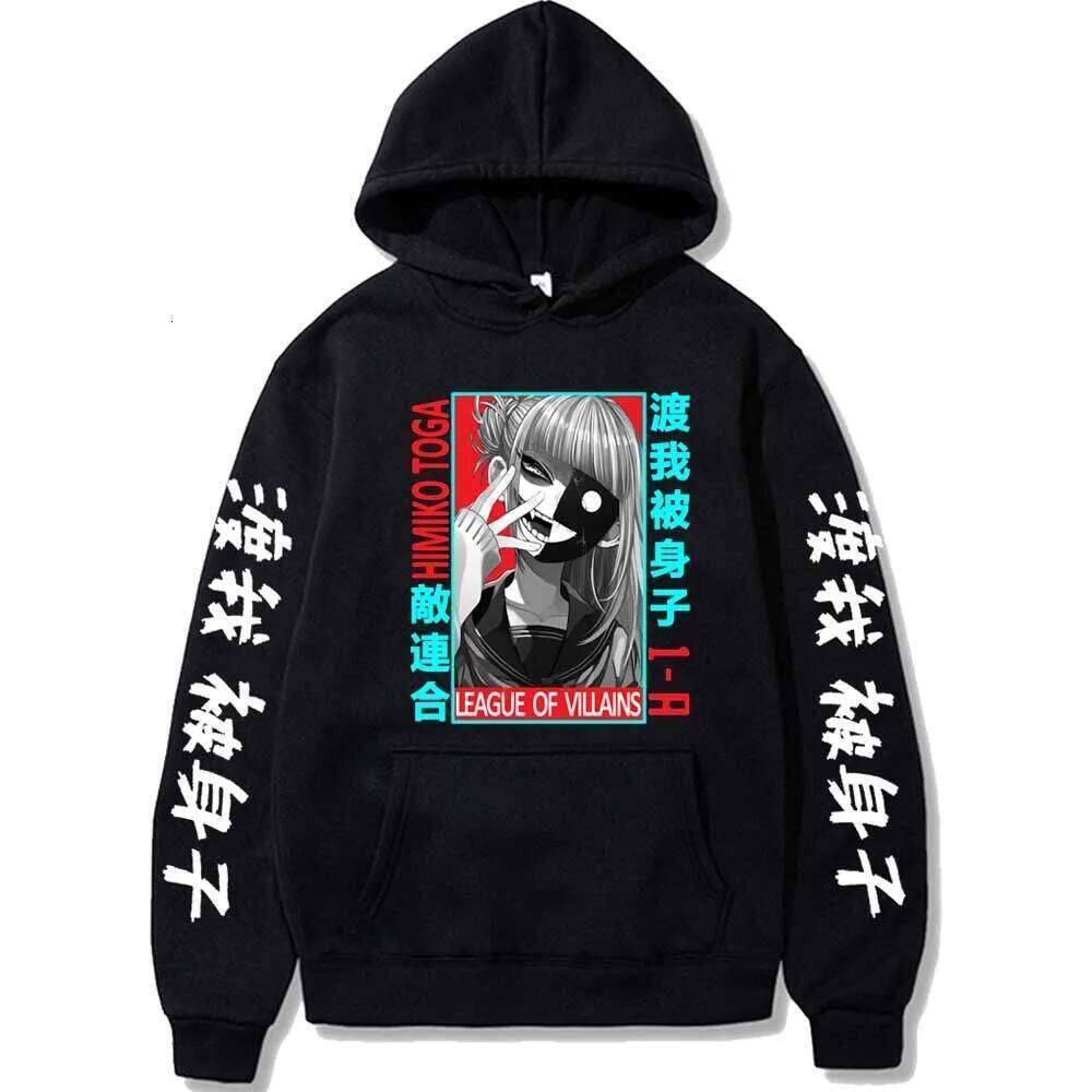 Himiko Toga My Hero Academia Hoodie Fashion Japanese Anime Sweatshirt Hip Hop Casual Unisex Autumn Winter Fleece Streetwear Tops Z260315