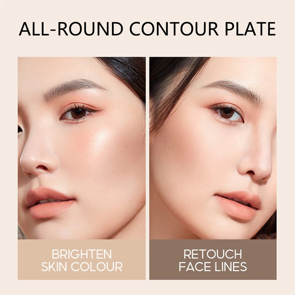 6-color blush and contouring all-in-one palette pearlescent matte powder makeup palette glitter highlighter brighten palette 260305